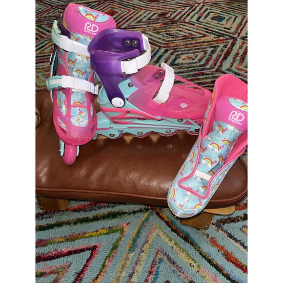 Roller Derby 2-in-1 Combo Quad and Inline Skates for Kids,Adjustable S12-2 - Picture 1 of 13